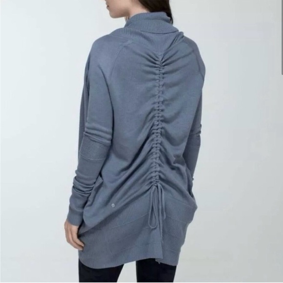 Lululemon Transformation Wrap Cardigan Sweater Grey - Picture 7 of 10
